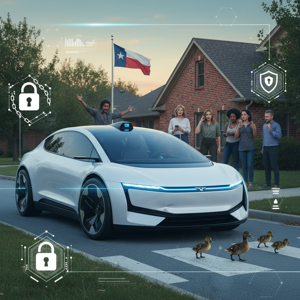 自驾车撞击母鸭事件：德州邻里热议与资安启示